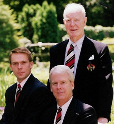 Ted, Mike and Scott Hobbs, circa 1993